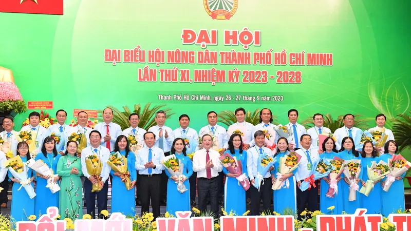 Bà Nguyễn Thanh Xuân tái đắc cử Chủ tịch Hội Nông dân TPHCM nhiệm kỳ 2023-2028