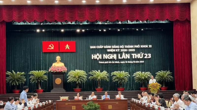 Khai mạc Hội nghị Thành ủy TPHCM lần thứ 23