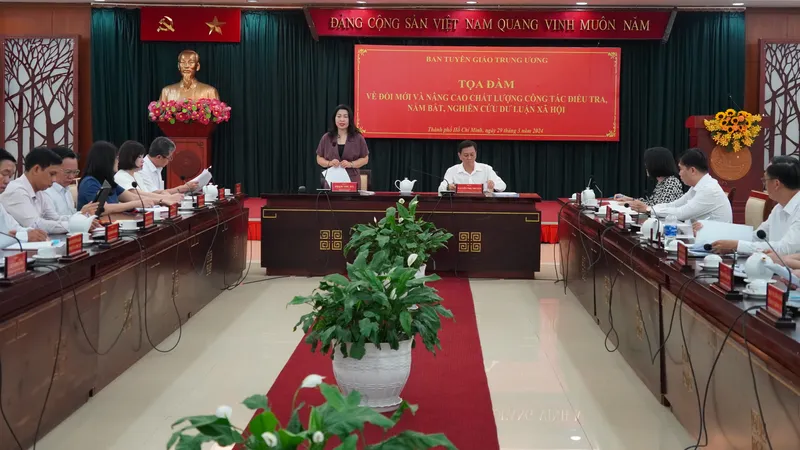 Tiếp tục nâng cao hiệu quả của công tác nghiên cứu, nắm bắt dư luận xã hội