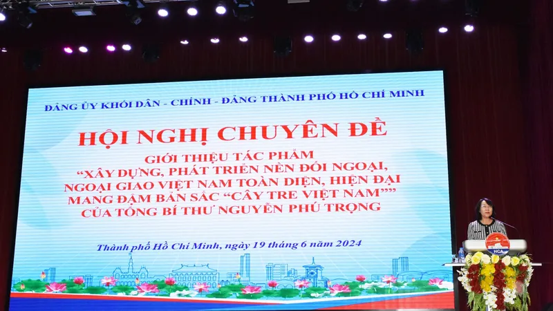Giới thiệu tác phẩm của Tổng Bí thư về "ngoại giao cây tre" đến cán bộ, đảng viên