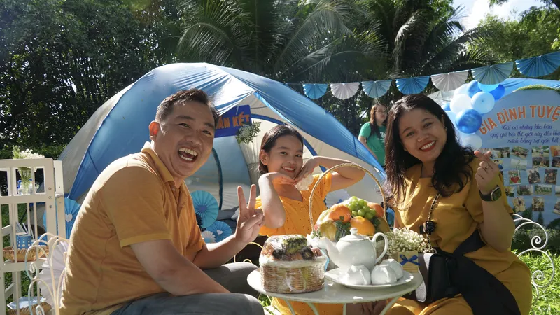 Không gian để các gia đình gắn kết, yêu thương
