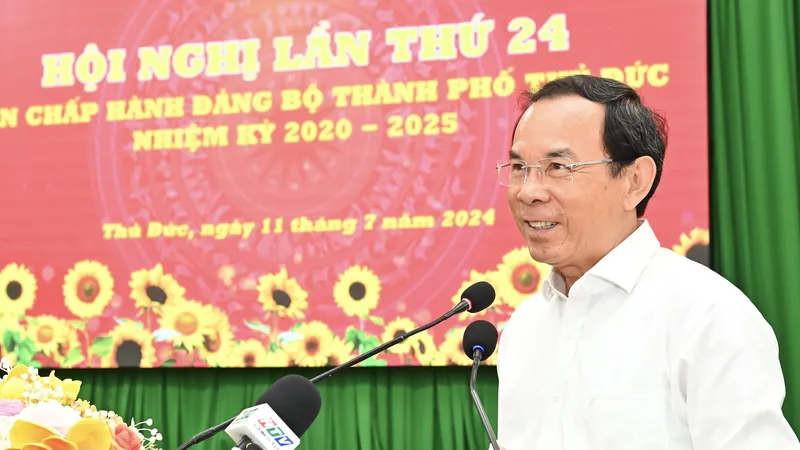 Đồng chí Nguyễn Văn Nên: Chuẩn bị nhân sự xứng đáng, đủ sức điều hành công việc của TP Thủ Đức 