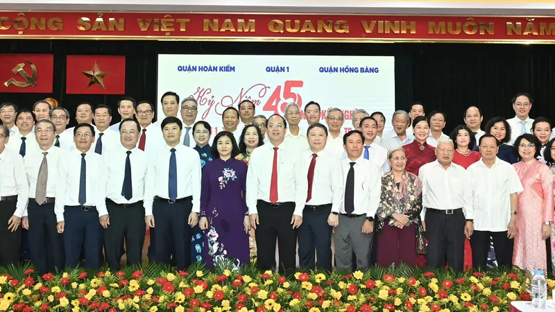 45 năm mối quan hệ hữu nghị giữa ba quận của Hà Nội - TPHCM - Hải Phòng