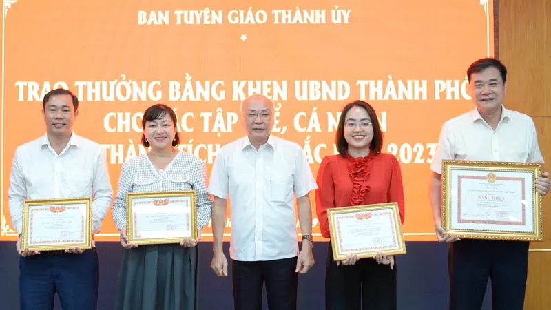 Cơ quan Ban Tuyên giáo Thành ủy sắp xếp lại tổ chức bộ máy