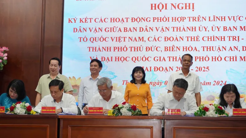 TP Thủ Đức (TPHCM) và các địa phương giáp ranh phối hợp trong vận động nhân dân