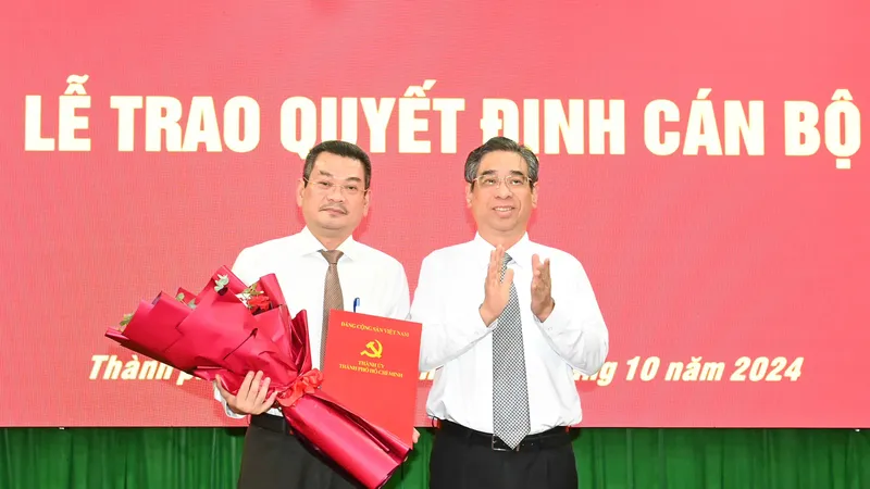 Đồng chí Hoàng Minh Tuấn Anh làm Bí thư Quận ủy quận 7