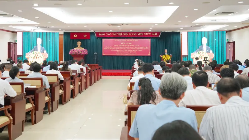TPHCM quán triệt nội dung cuốn sách “Xây dựng và phát triển nền văn hóa Việt Nam tiên tiến đậm đà bản sắc dân tộc” của cố Tổng Bí thư Nguyễn Phú Trọng