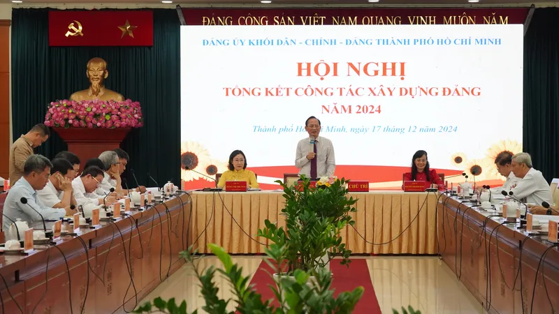 Đảng ủy Khối Dân - Chính - Đảng TPHCM tổng kết việc tinh gọn bộ máy