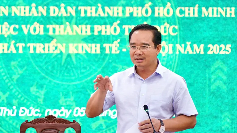 Chủ tịch UBND TPHCM Nguyễn Văn Được: Truyền năng lượng tích cực, quyết tâm thực hiện khát vọng đưa TP Thủ Đức phát triển xứng tầm