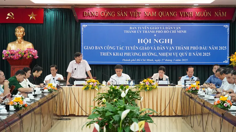 TPHCM xác định mô hình, phương án hoạt động công tác tuyên giáo, dân vận trong tình hình mới