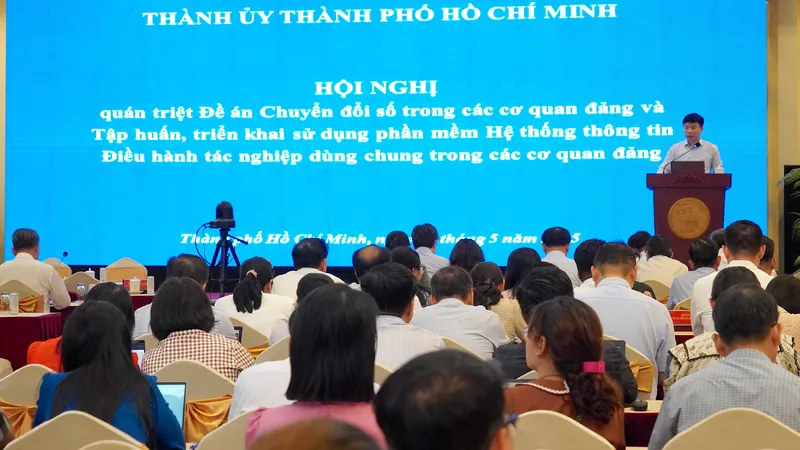 TPHCM tổ chức tập huấn phần mềm về chuyển đổi số trong các cơ quan Đảng