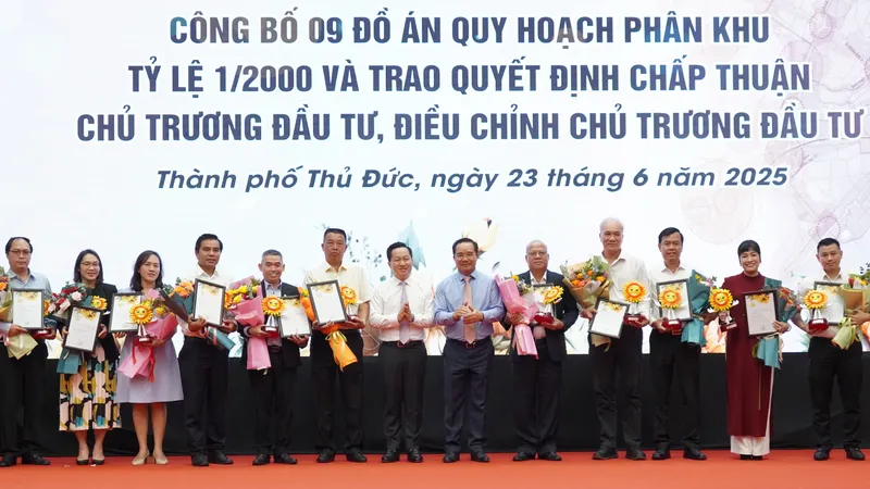 TP Thủ Đức công bố 9 Đồ án quy hoạch phân khu, tạo nền tảng phát triển giai đoạn mới