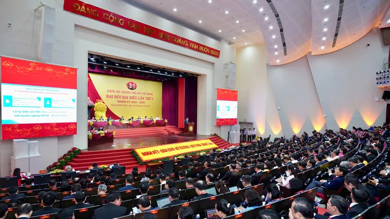Đại hội đại biểu Đảng bộ TPHCM lần thứ I, nhiệm kỳ 2025-2030 diễn ra phiên bế mạc
