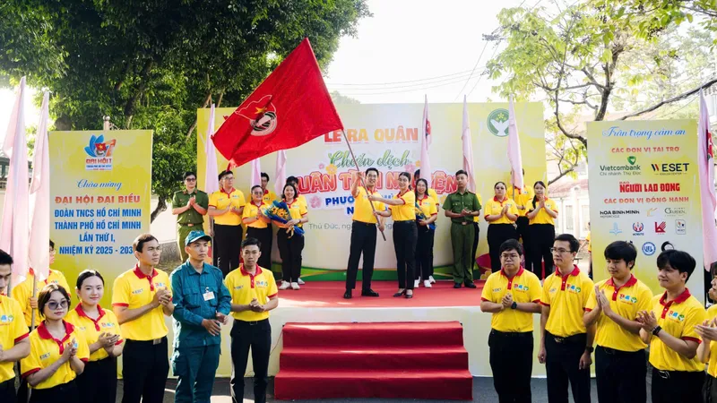 Chiến dịch Xuân tình nguyện 2026: Đoàn phường Thủ Đức thực hiện 9 hệ thống chỉ tiêu 