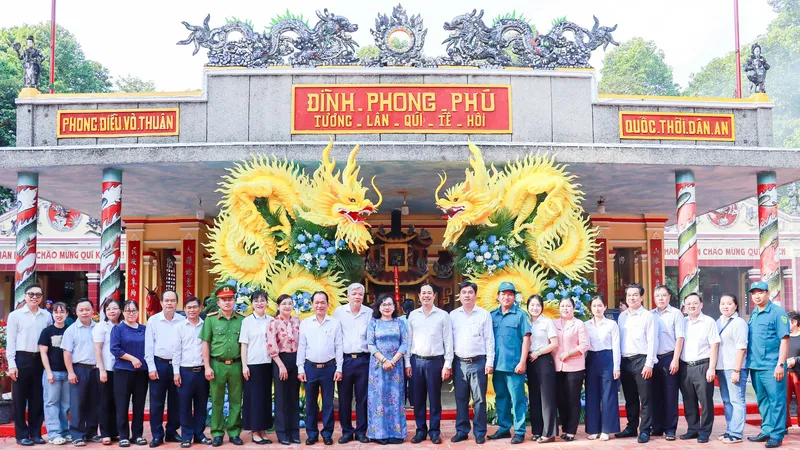 Nhiều hoạt động tại Lễ Kỳ yên 2026 ở Đình Phong Phú