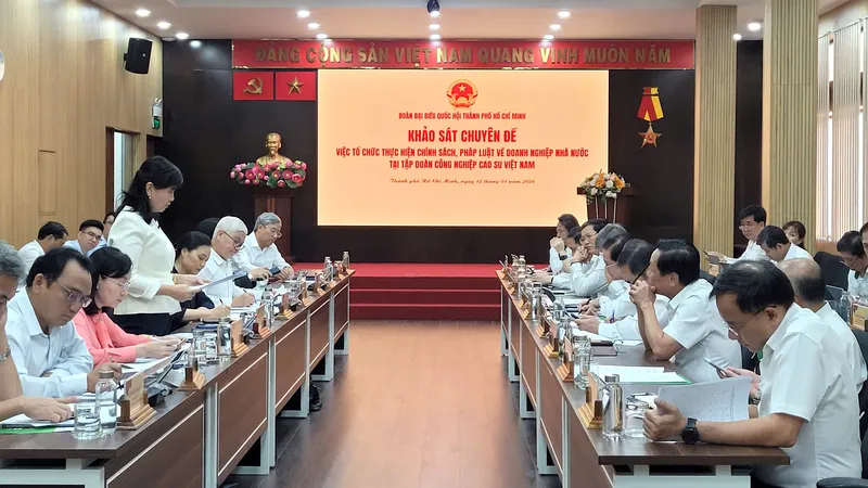  Khảo sát việc thực hiện chính sách, pháp luật tại Tập đoàn Công nghiệp Cao su Việt Nam