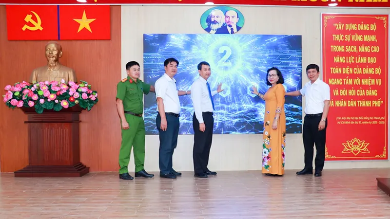 Phường Tăng Nhơn Phú ra mắt Hệ thống điều hành quy hoạch đô thị 