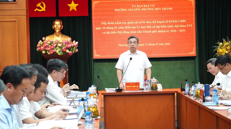 Phó Bí thư Thành ủy TPHCM Nguyễn Phước Lộc: Tập trung rà soát đầy đủ dữ liệu cử tri