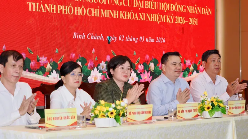 Cử tri xã Bình Chánh gửi trọn niềm tin vào ứng cử viên đại biểu HĐND TPHCM