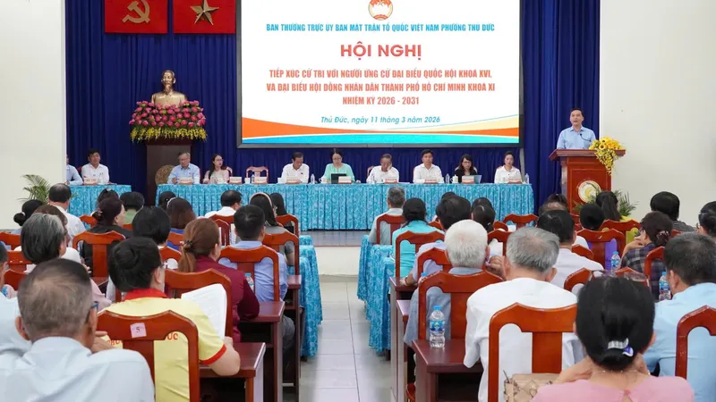 Cử tri phường Thủ Đức kiến nghị không để kênh rạch trở thành “kênh chết”