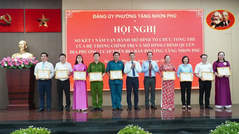 Phường Tăng Nhơn Phú ứng dụng nhiều mô hình hay phục vụ người dân