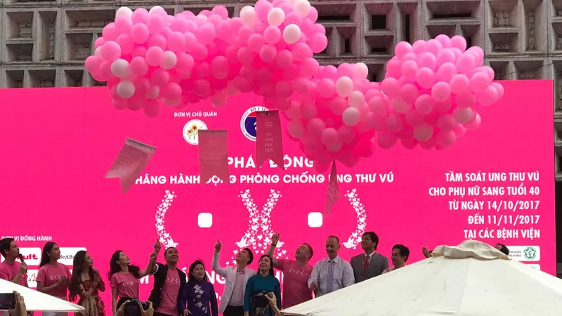 Toàn cảnh lễ phát động. Ảnh: DIỄM TUỆ