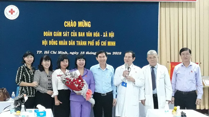 Đoàn công tác Ban Văn hóa xã hội HĐNDTP làm việc tại Bệnh viện Nhân dân 115
