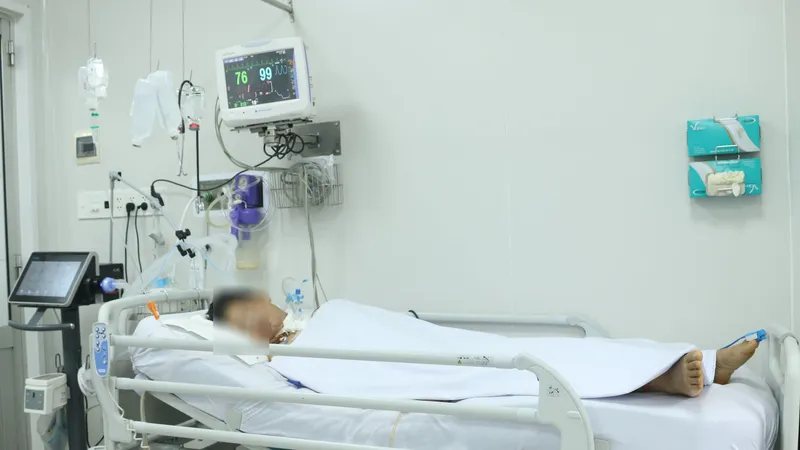 Bệnh nhân đang được điều trị tích cực tại Bệnh viện Chợ Rẫy