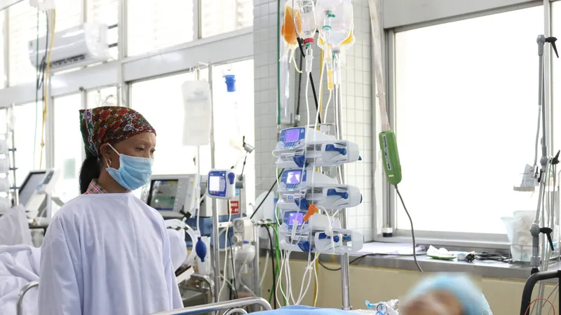 Bệnh nhân đang được điều trị tích cực tại Bệnh viện Chợ Rẫy