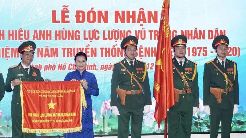 Bệnh viện Quân y 175 đón nhận danh hiệu Anh hùng Lực lượng vũ trang nhân dân
