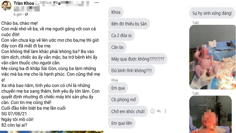 Ảnh chụp màn hình bài viết được đăng trên tài khoản có tên Trần Khoa