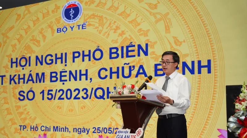 GS-TS Trần Văn Thuấn, Thứ trưởng Bộ Y tế phát biểu tại hội nghị
