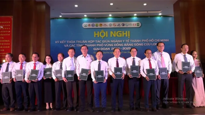 Giám Sở Y tế TPHCM và 13 tỉnh, thành vùng ĐBSCL ký kết hợp tác và phát triển trong lĩnh vực tế 