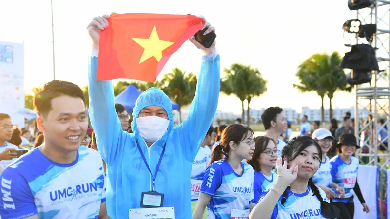 Các vận động viên tham gia giải chạy