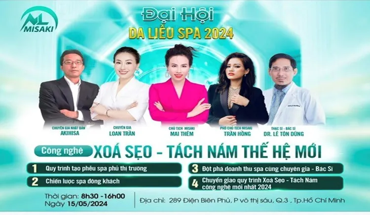 "Đại hội Da liễu Spa 2024" quảng bá mỹ phẩm trái quy định