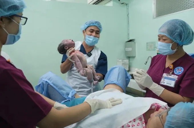 Một ca sinh thường tại Bệnh viện Hùng Vương