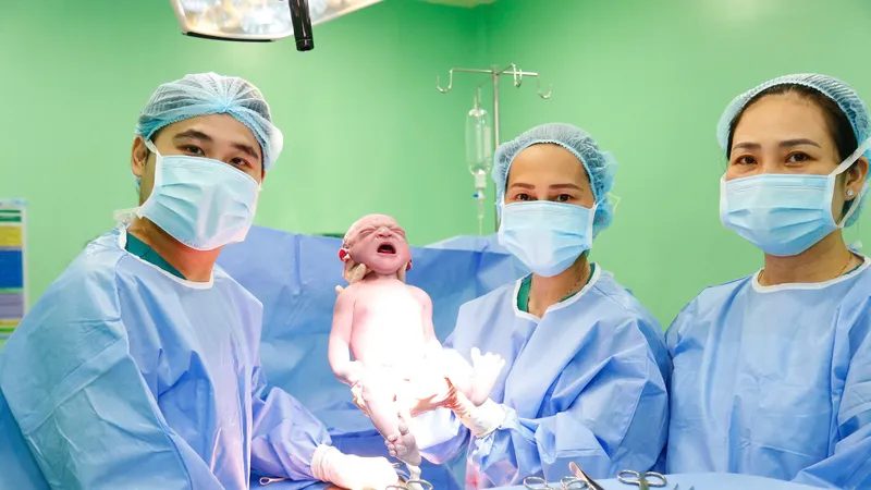 Em bé chào đời đúng khoảnh khắc giao thừa tại Bệnh viện Từ Dũ