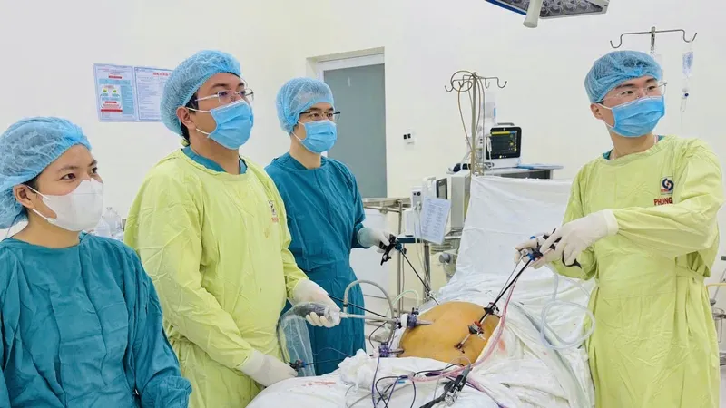 Một ca phẫu thuật tại Bệnh viện Nhân dân Gia Định cơ sở 2