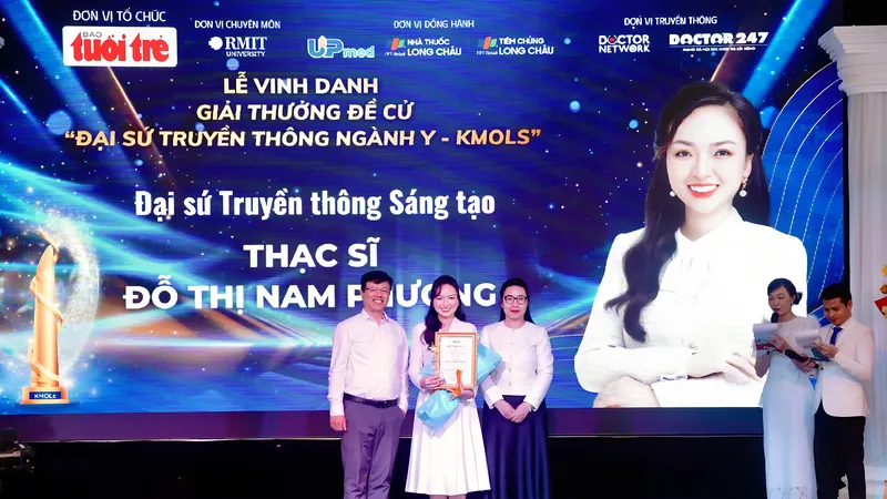 ThS Đỗ Thị Nam Phương, Bệnh viện Đại học Y Dược TPHCM được vinh danh đề cử Đại sứ truyền thông sáng tạo