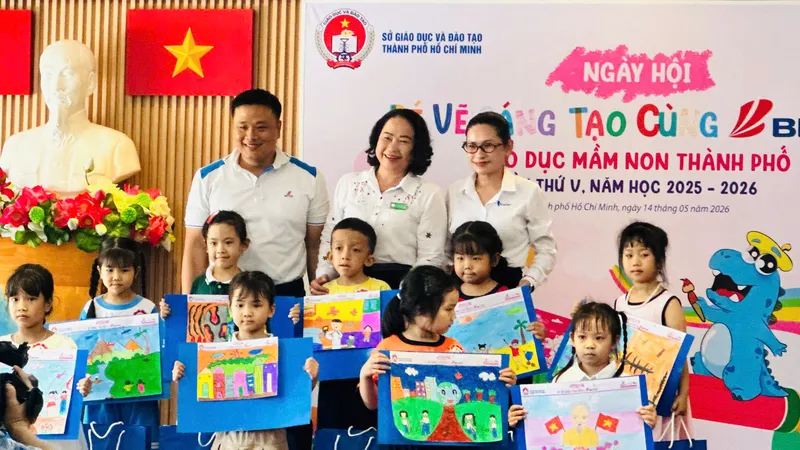 Các tác phẩm do các họa sĩ nhí thực hiện