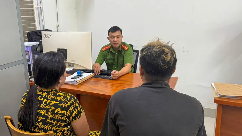 Cơ quan chức năng làm việc với các đối tượng vi phạm pháp luật về ma túy