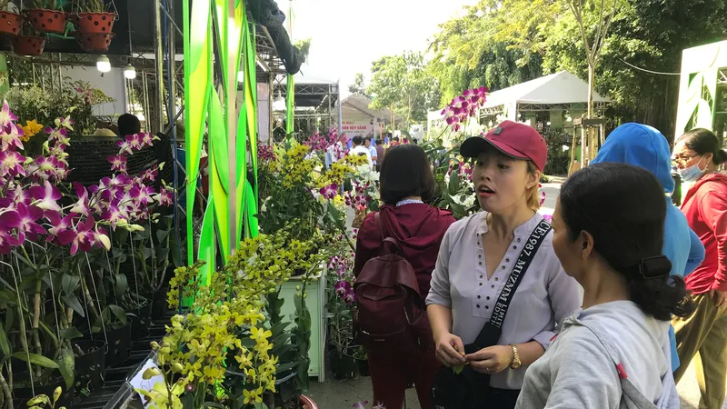 Trong những năm gần đây, lan đã trở thành sản phẩm chủ lực của nông nghiệp thành phố