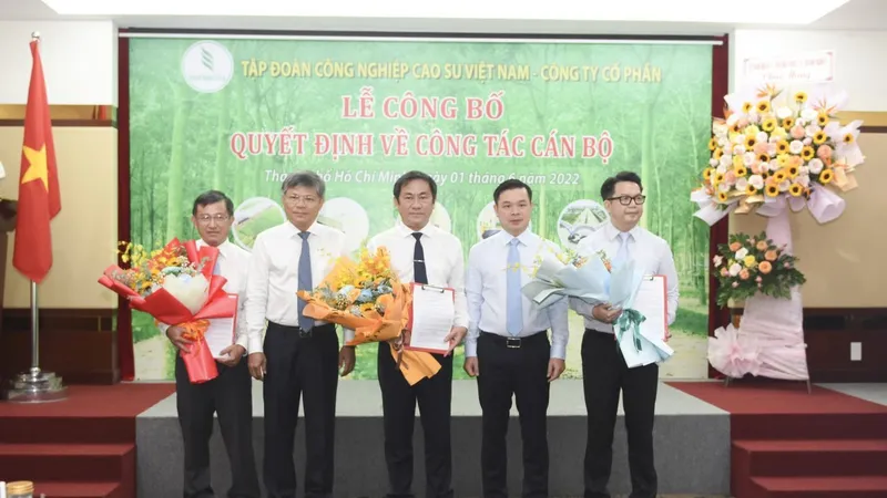 Tập đoàn công nghiệp Cao su Việt Nam có 3 phó tổng giám đốc mới
