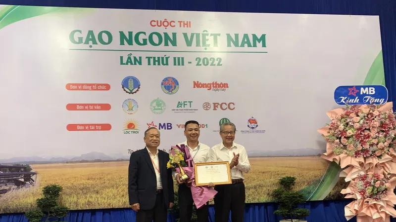 Giải nhất là giống gạo TBR39 của Công ty cổ phần Tập đoàn ThaiBinh Seed