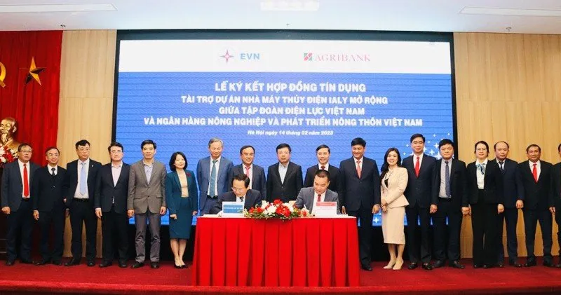 Agribank và Tập đoàn Điện lực Việt Nam ký hợp đồng tín dụng cho Dự án Nhà máy thủy điện Ialy mở rộng 