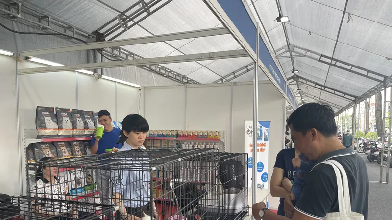 Nhiều thú cưng có mặt tại Tuần lễ Sinh vật cảnh TPHCM