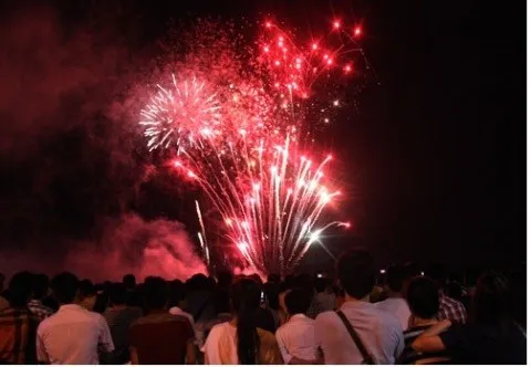 băn pháo hoa dịp tết nguyên đán