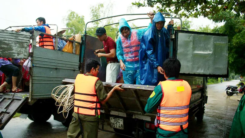 Diễn tập ứng phó thiên tai, phòng chống cứu nạn, cứu hộ tại Quảng Ngãi