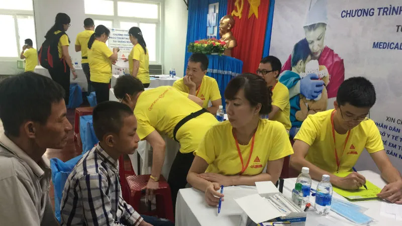 Khám, tư vấn miễn phí cho trẻ em bị sứt môi, hở hàm ếch tại Quảng Ngãi