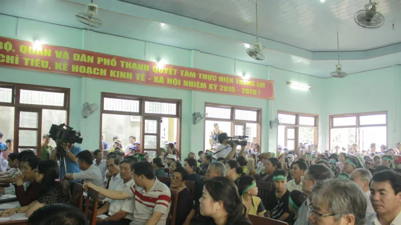 Buổi đối thoại giữa người dân xã Phổ Thạnh và chính quyền tỉnh Quảng Ngãi